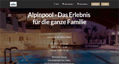 Desktop Screenshot of alpinpool.it